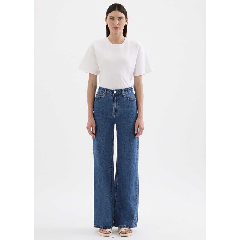 Nude Lucy Organic Stretch Wide Leg Jean image number 2